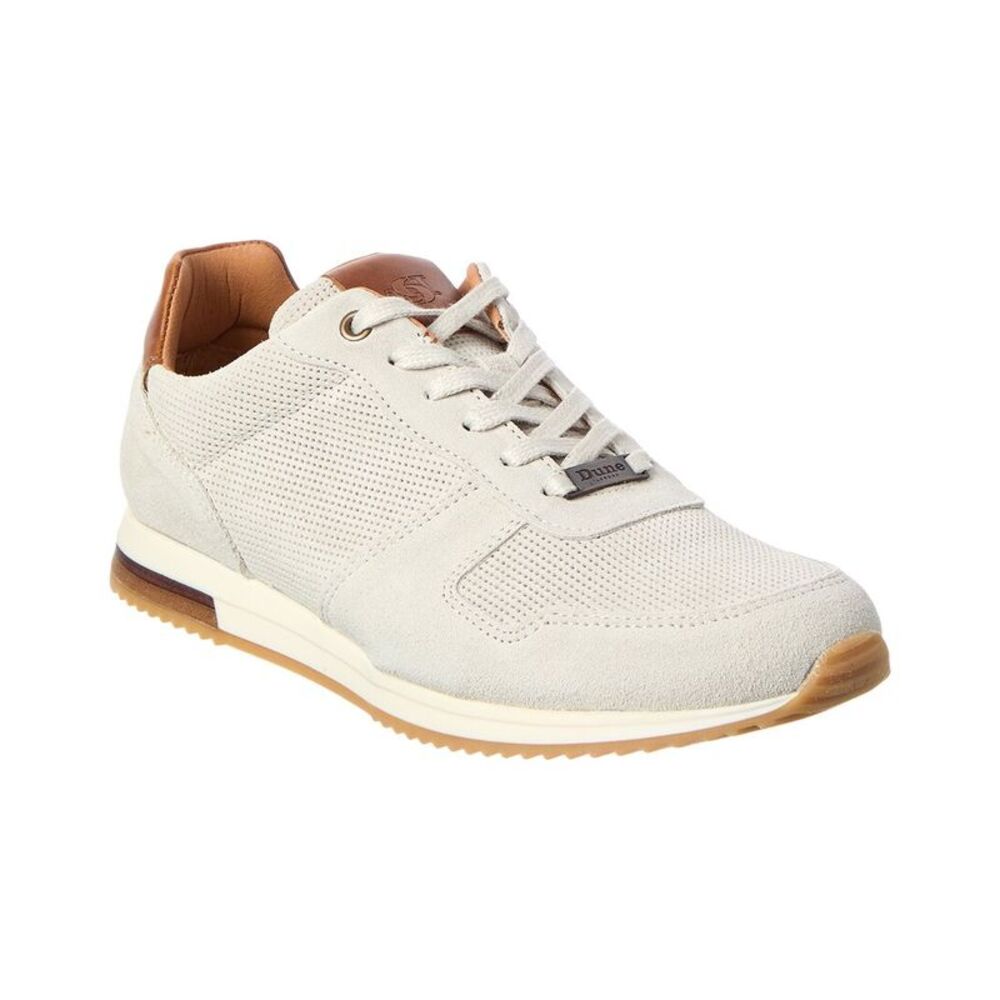 Dune London Leather Sneaker, White